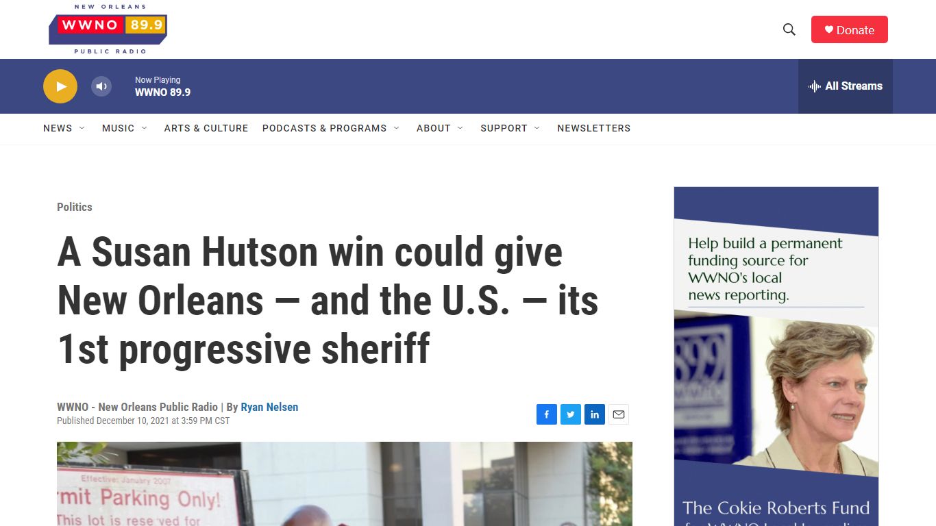 A Susan Hutson win could give New Orleans — and the U.S ...